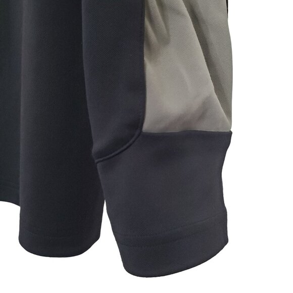 Spyder Mens XXL Jacket Black Gray 1/4 Zip Pullover Long Sleeve Black Gray - Picture 9 of 9